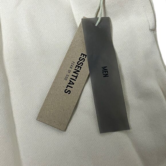 Fear Of God Essentials Sweatshorts Mens XL Cream Fleece Lounge Shorts Drawstring - Picture 9 of 16